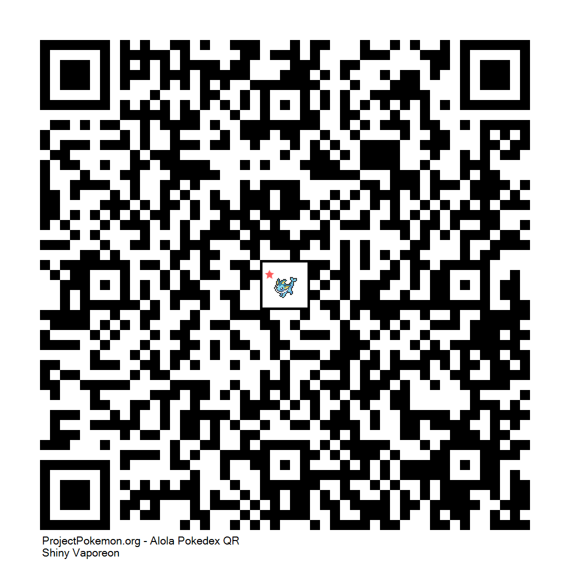 Cdigo QR de Vaporeon variocolor